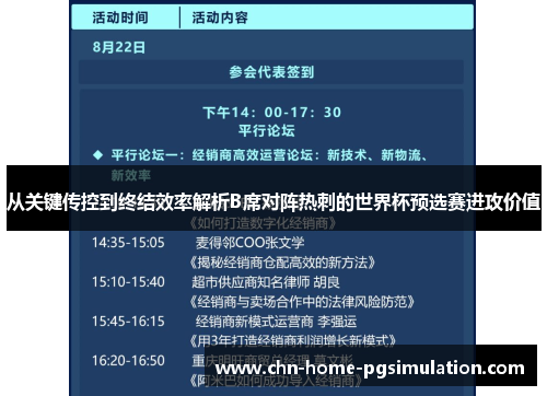 从关键传控到终结效率解析B席对阵热刺的世界杯预选赛进攻价值