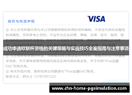 成功申请欧联杯资格的关键策略与实战技巧全面指南与注意事项