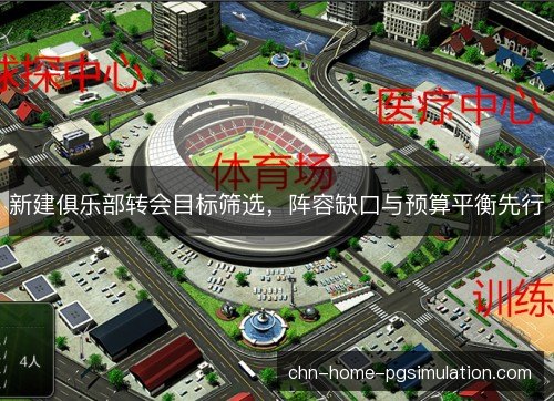 新建俱乐部转会目标筛选，阵容缺口与预算平衡先行